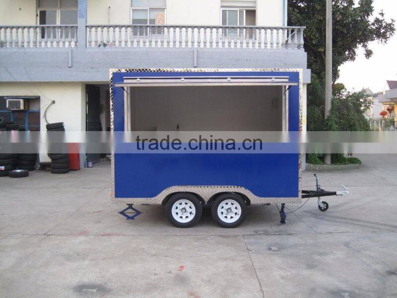 Easy Use Snack Food Processing mobile catering food trailer