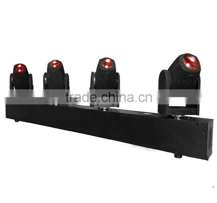 4 PCS 10W LED Mini Moving Head RGBW 4 IN 1sharpy beam light