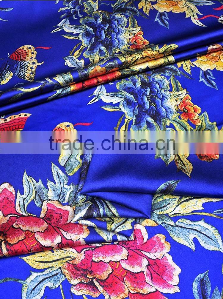 high quality Silk Stretch Satin Fabric with 19mm