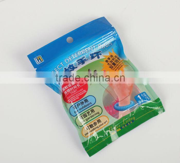 YF Daily DEET free 100% citronella silicon mosquito repellent wristband