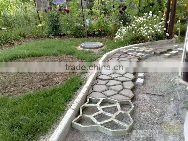 Plastic Concrete DIY Pavement Mould New pathway maker mould DIY pathway stone mold