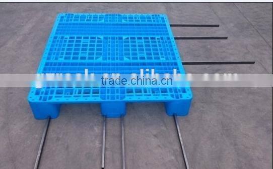 Hot sale Euro style HDPE new material with iron epal recycle plastic pallet