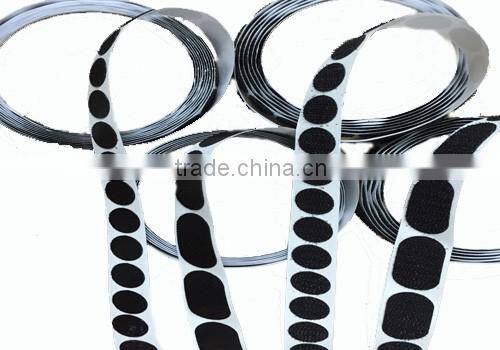 Good adhesion round dot hook and loop used as a closure on garments