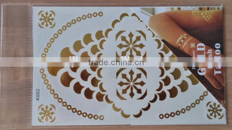 gold necklace fashion tattoo bracelet tattoo termocopiadora tattoo second hand