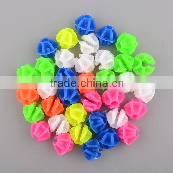 Various style multi color spoke bead