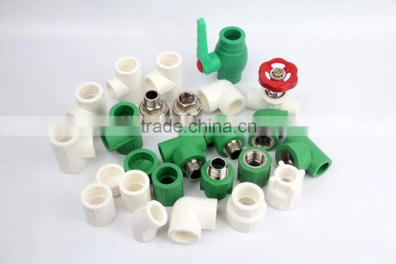 PPR male threaded coupling/plastic water pipe socket/male female stainless steel welding pipe socket/adapter/bushing