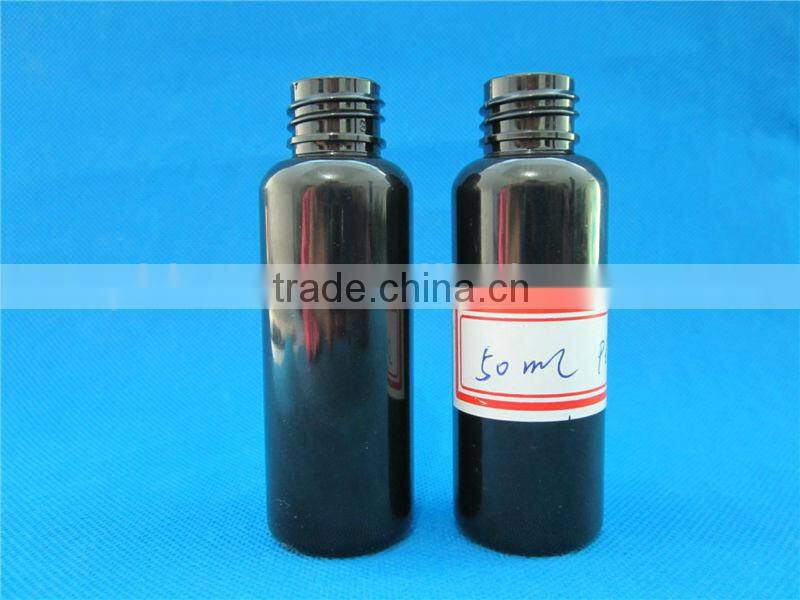 bulk sale 50ml pet black nose sprayer bottle