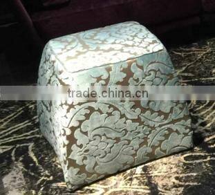 S271 Living Room Fabric Small Ottoman