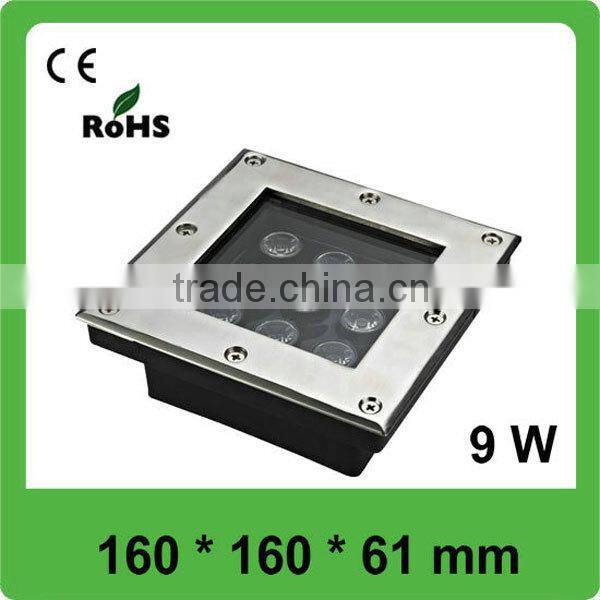 High quality CE and ROHS AC 85v-265v 3W IP66 led underground light , 3 years warranty