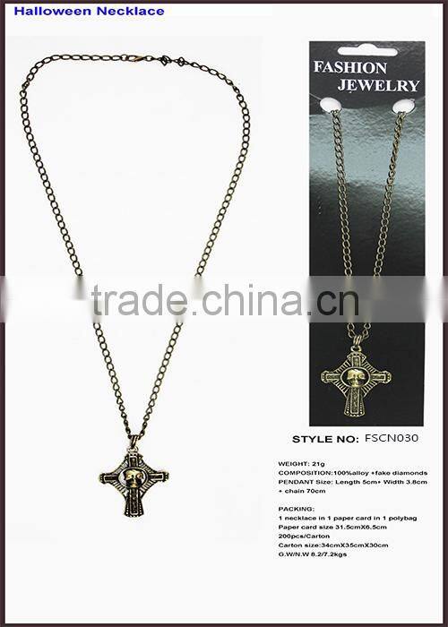 76's Chain Pendant Cross Necklace With Retail Packing