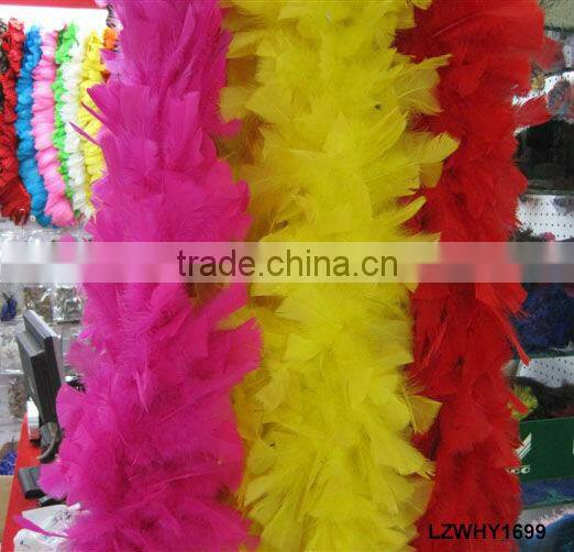 Fluffy turkey feather ruff boa LZYJ09