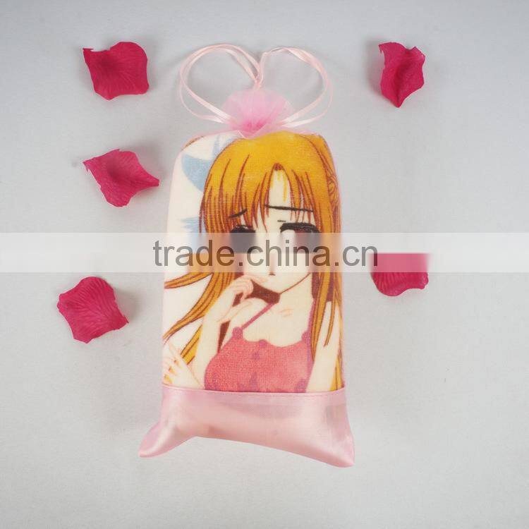100%cotton fabric Cartoon beautiful girl Temperature control Color changing towel