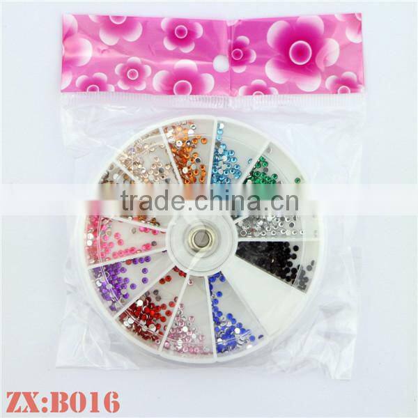 12 Color Wheels Art Supplies ,Nail Art Rhinestone Wheel