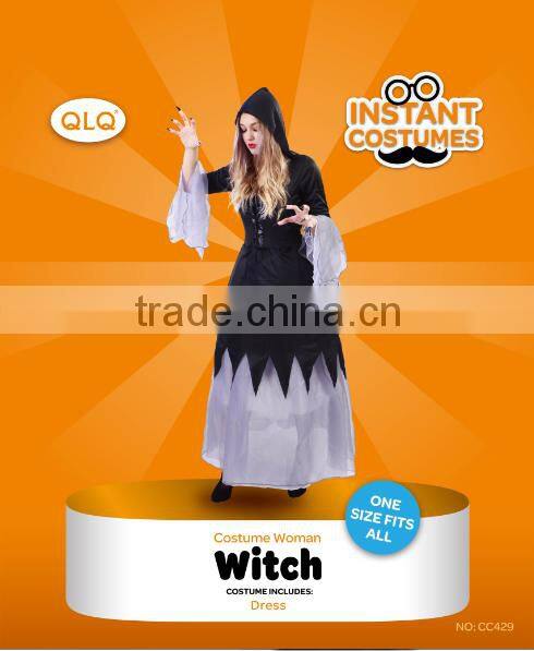Adult Women Halloween Used Female Witch Party Costume Clothes