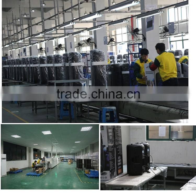 Top Selling Super Bass Trolley Outdoor PA Speakers With VHF Microphone