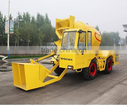 2.5m3 mobile concrete mixer truck with long standing reputation