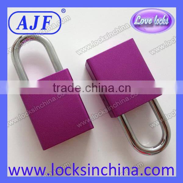 AJF high quality The noble and elegant student's purple fuchsia padlock
