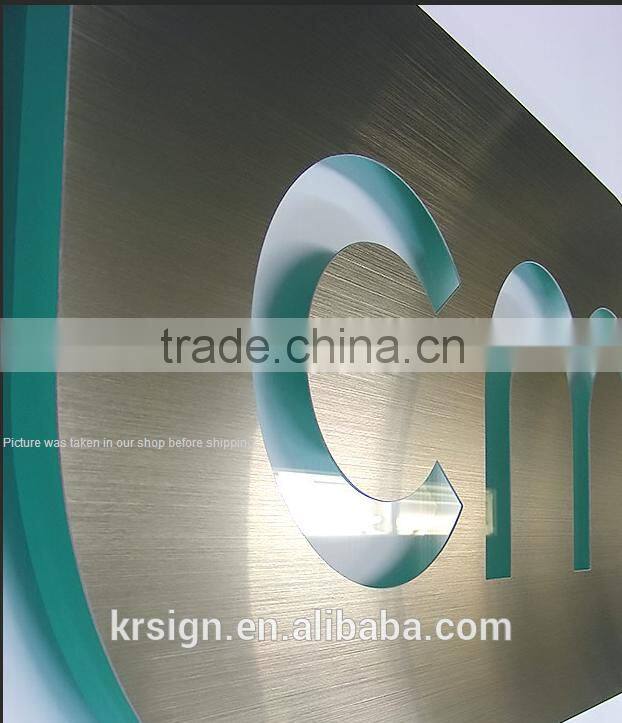 3d acrylic mini letter sign of company logo for advertising