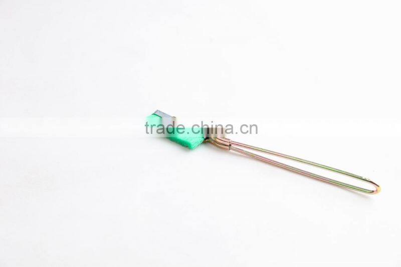 straight hand scratch brushes with handle, length 220 mm or 8 3/5"