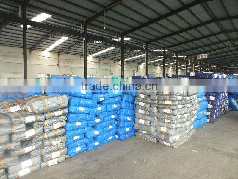 Make-to-order PE Tarp fabric wholesale tarpaulin with eyelet Striped Tarpaulin
