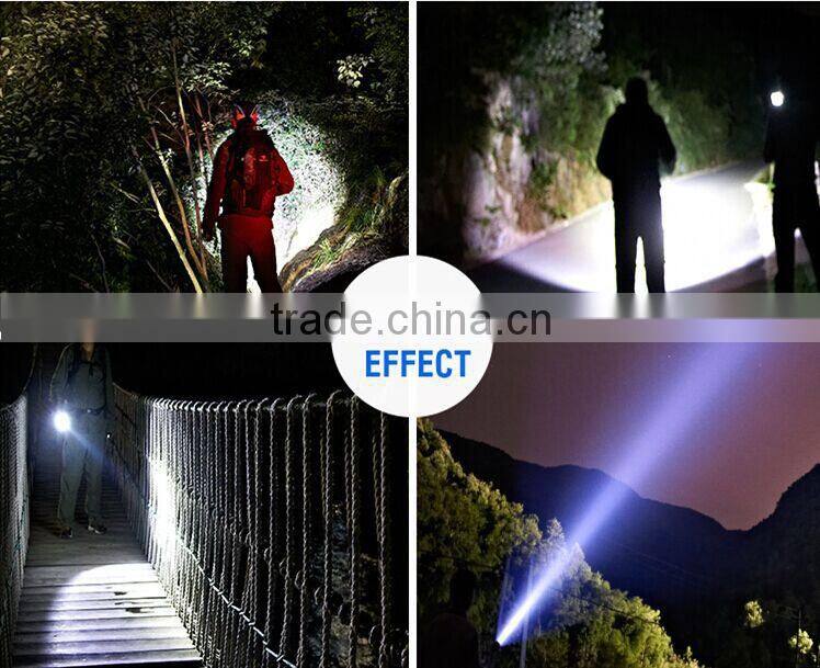 Rechargeable Zoom super power led Flashlight