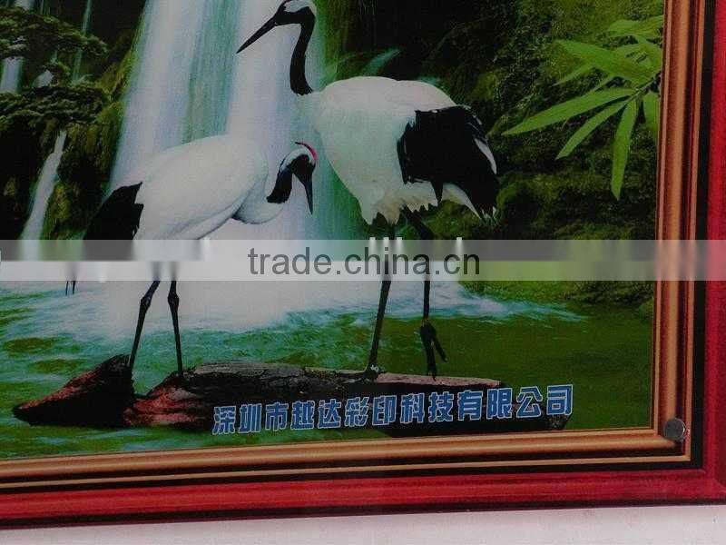 Multicolor flatbed print logo in glass bottle CMYK with CISS