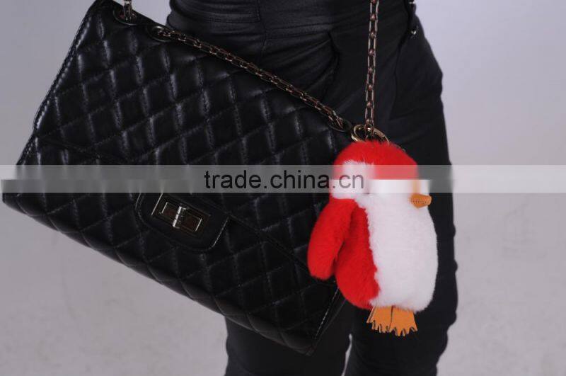 lovely shape pendant/ rex mink fur rabbit toy for decoration and car pendant Shpe Of Copenhagen Keychain