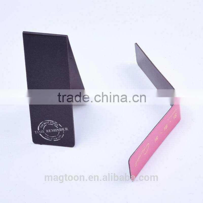 Hot promotional magnetic paper folding bookmark paper bookmarks to decorate paper unique bookmarks