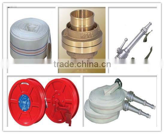 Double jacket marine PU lined fire hose