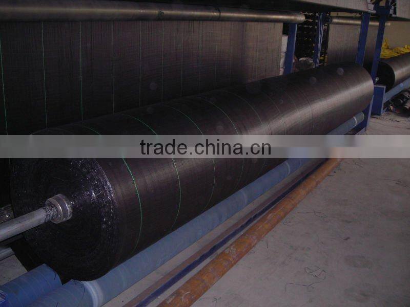 black pp woven fabric roll