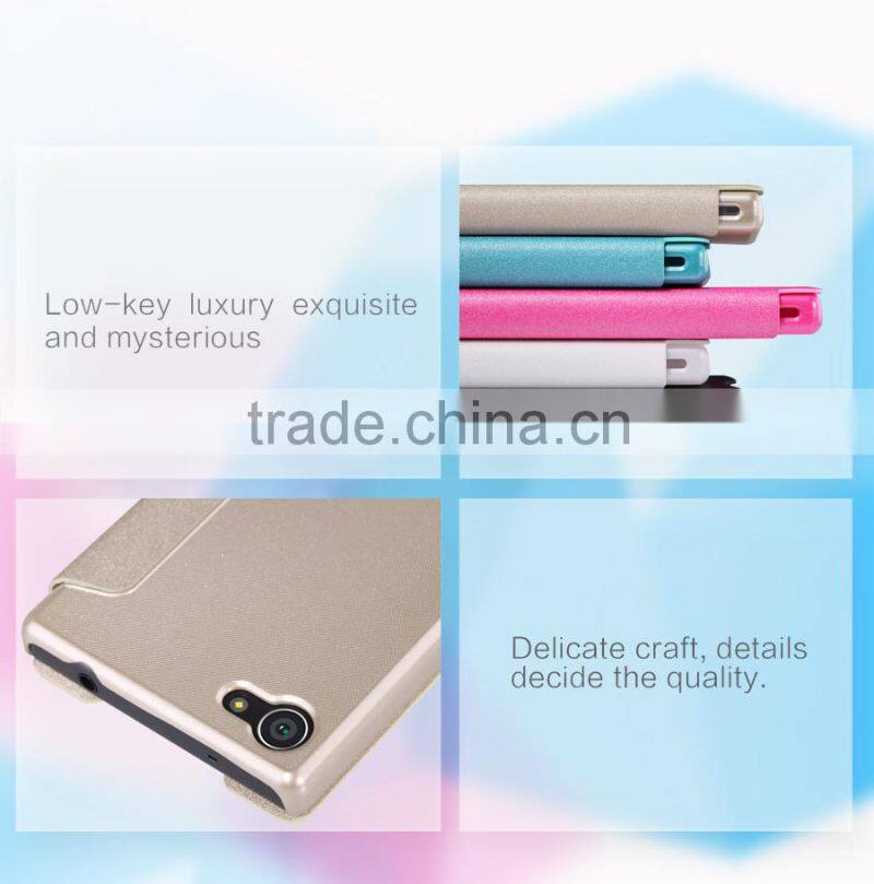 Flip leather case For Sony xperia z5 comapct
