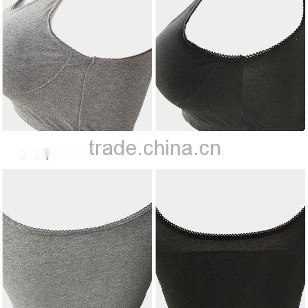 Hot selling women non steel ring Sports wave breast vest W120