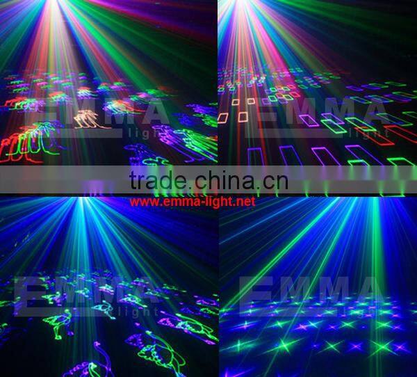 New Mini 600MW RGB Full Color Laser Light , High Power 600MW RGB Animation Laser Projector , Dj Disco Club Stage Christmas Show