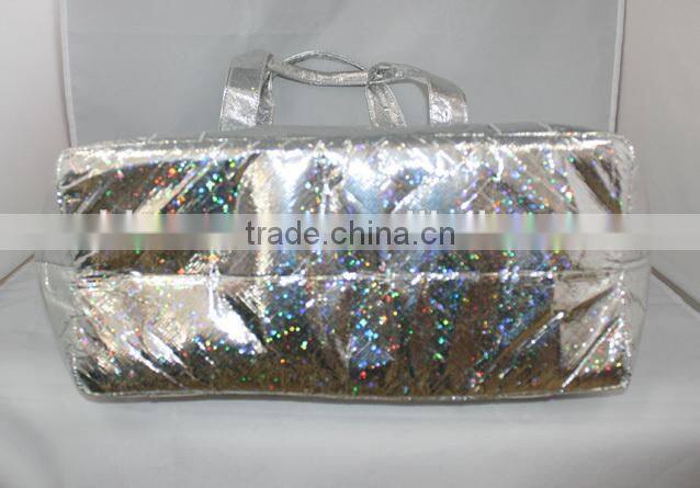 Non woven metallic cooler bag for frozen food