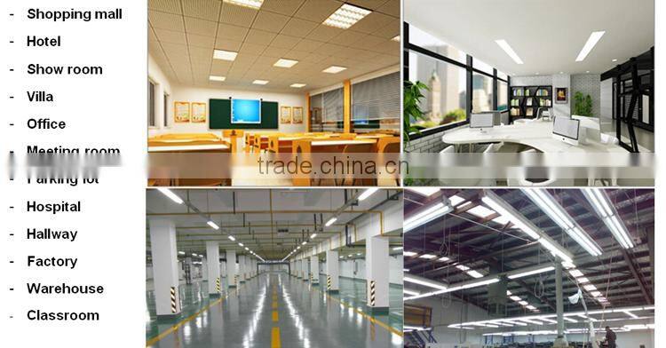 China best selling supply double light Remote controller radar sensor LED parking lot light 1200mm 18w CE ROHS