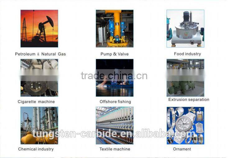 Customized tungsten carbide /silicon carbide mechanical seal rings for oil pumps /oil industry