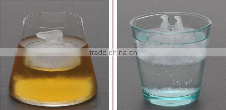 Polar Bear And Penguin Shape Silicone Animal Ice Cube Tray