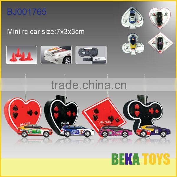 New item 1:63 mini rc toy car 4 channel radio control racing car