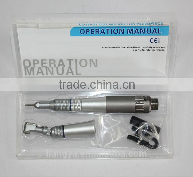 LY handpiece low speed with import bearing, reduced speed handpiece inclued bender, straight nosecone, turbine motor