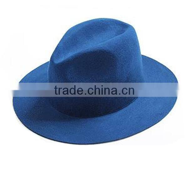 Wholesale 2016 alibaba High Quality Felt Hat with Different Colors