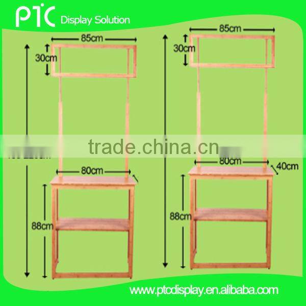 Bamboo exhibition counter