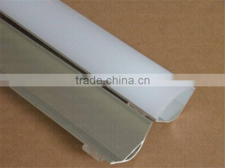 QS-A54 30x30mm Top Quality And Recessed Linear Flanged LED aluminium profile