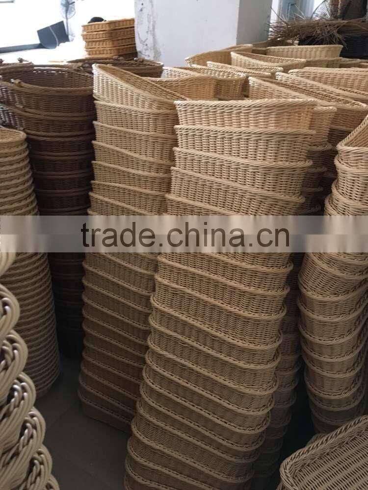 Hot selling wholesale high quality natural handmade decorative cheap wicker bread display basket