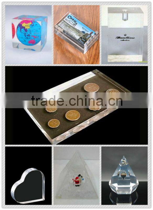Wholesale customized clear acrylic block photo frame