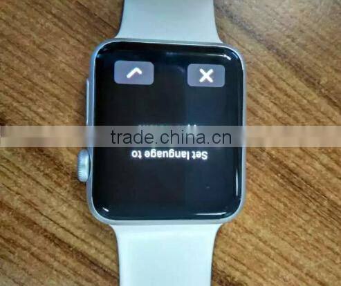 wholesale for apple watch glass screen protector film blue tempered glass