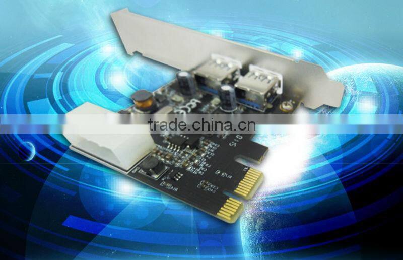 2 PORT USB 3.0 PCI-E Post Card