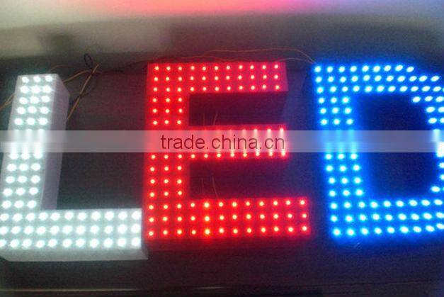 50pcs string 12mm WS2801 digital led pixel module IP66 DC5V input 0.3W full 24 bit color