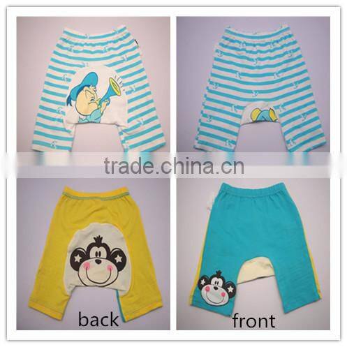 cheap printed monkey patterm baby pants short