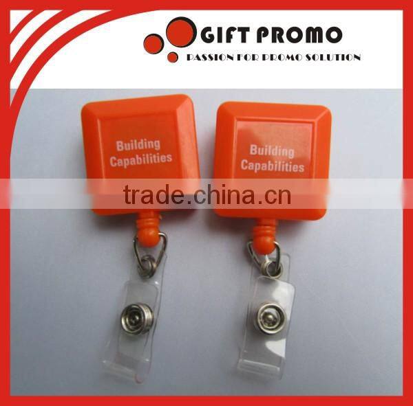 Promotional Yoyo ID Metal Badge Reel