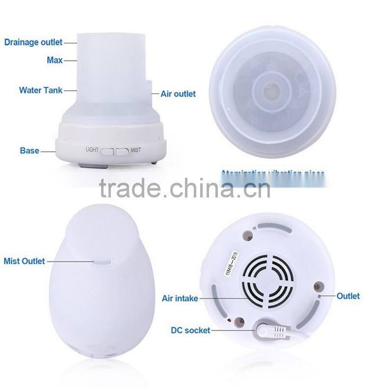 Hot Custom Cool Mist Ultrasonic Humidifier, Aromatherapy Oil Mini Diffuser Humidifier, Essential Oil Diffuser